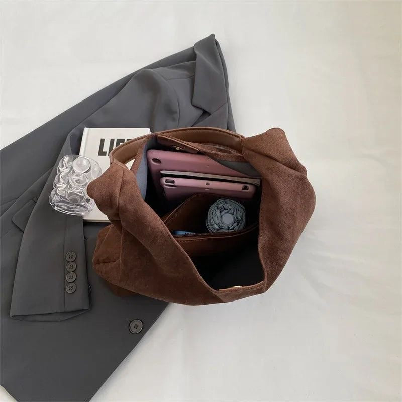 Sac Tote en Daim Naturel