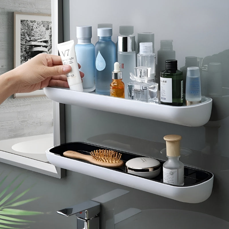 ShelfSecure - Étagère de salle de bain murale sans perçage [Dernier jour de réduction]