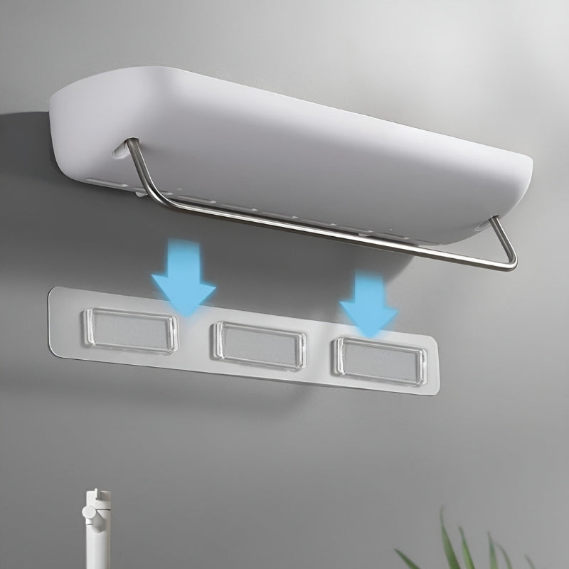 ShelfSecure - Étagère de salle de bain murale sans perçage [Dernier jour de réduction]
