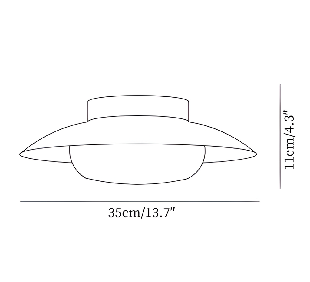 Icryl Pendellampa - Lampe Suspendue Japonaise en Forme de Bol Crème