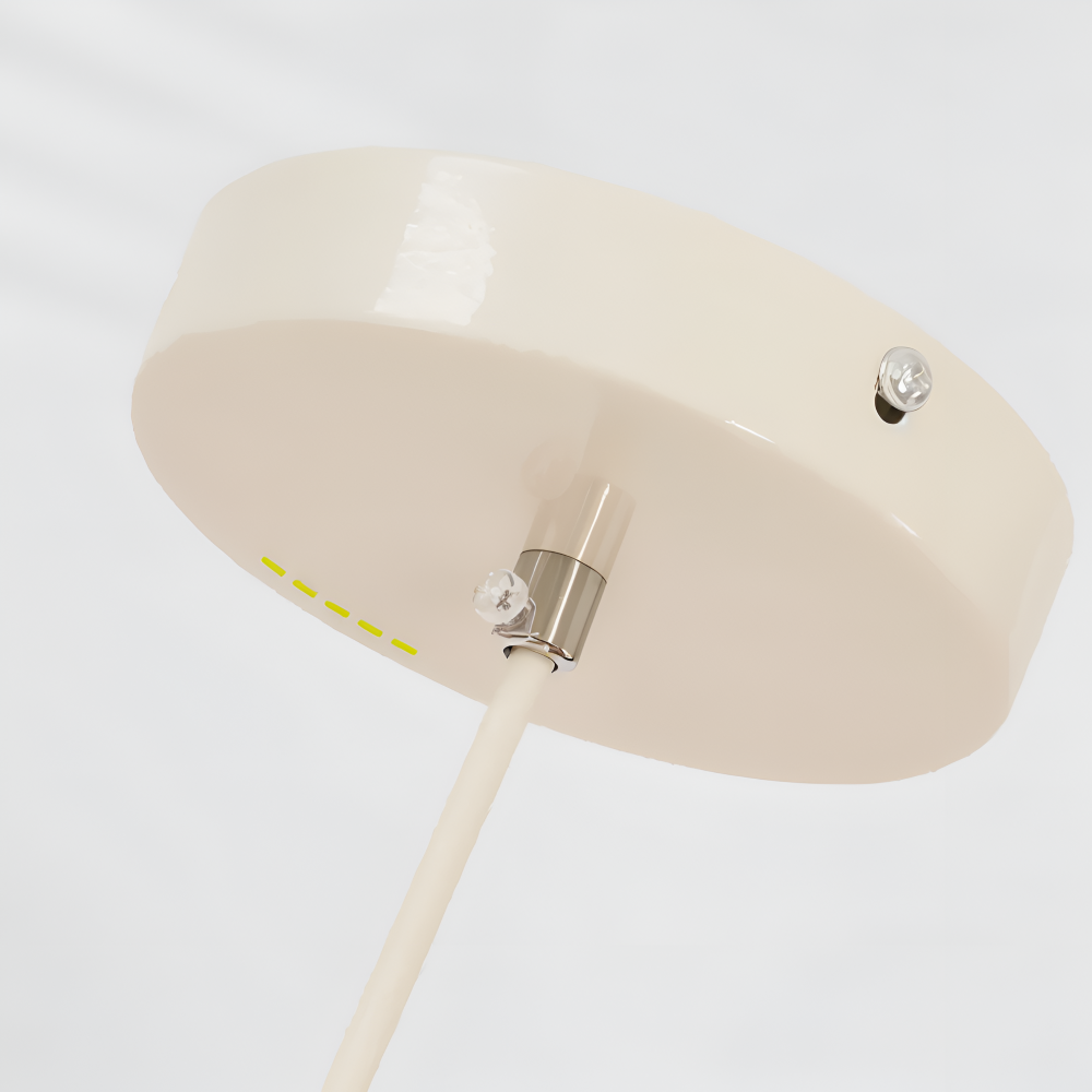 Icryl Pendellampa - Lampe Suspendue Japonaise en Forme de Bol Crème