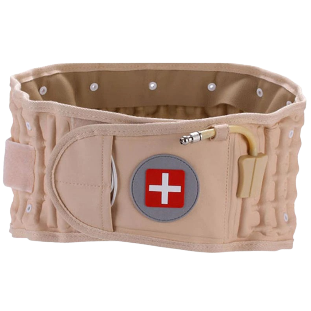 Ceinture décompressible gonflable pour le soutien lombaire