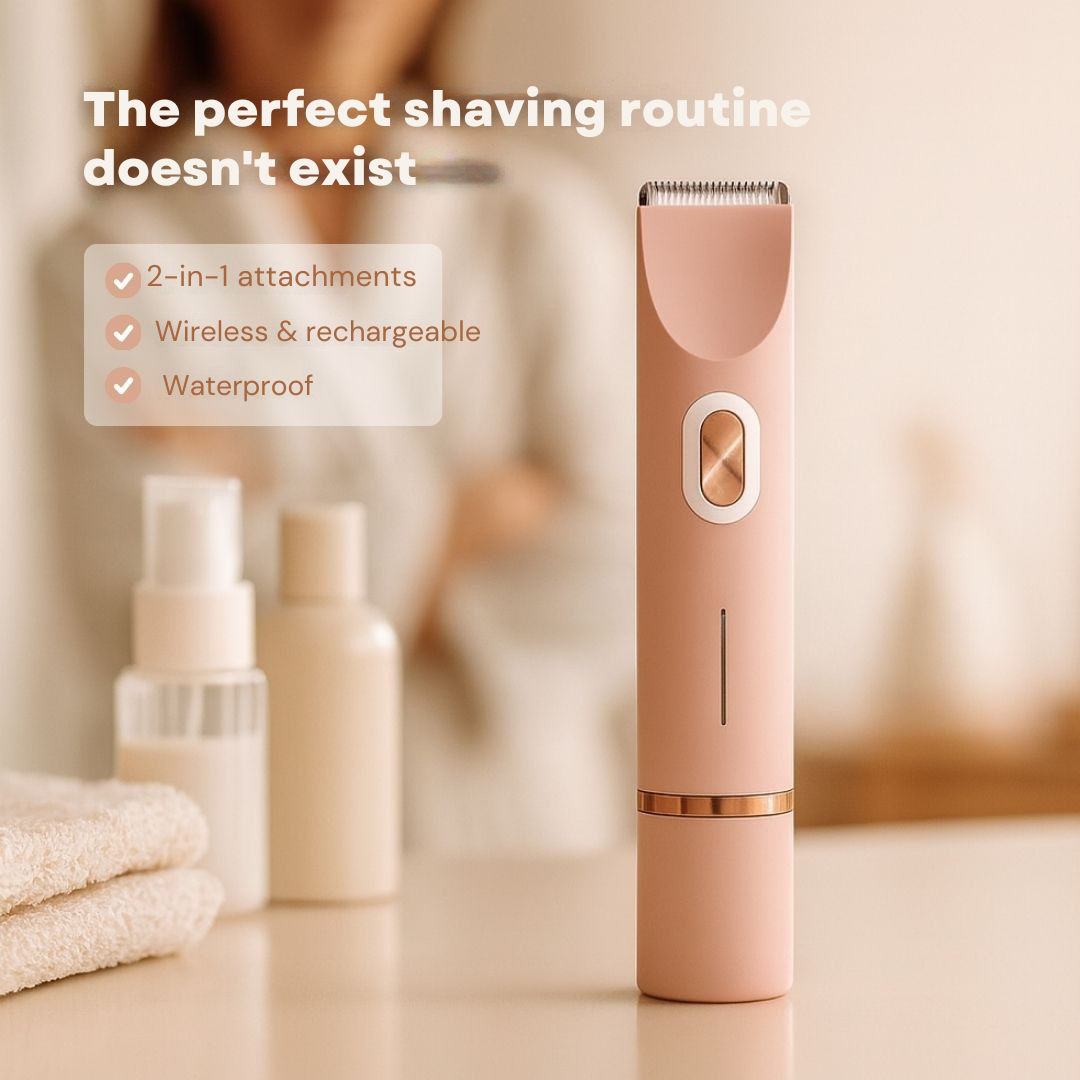 Rasoir intime | Rasoir électrique sans fil | Rasage doux humide et sec | IntimLisse