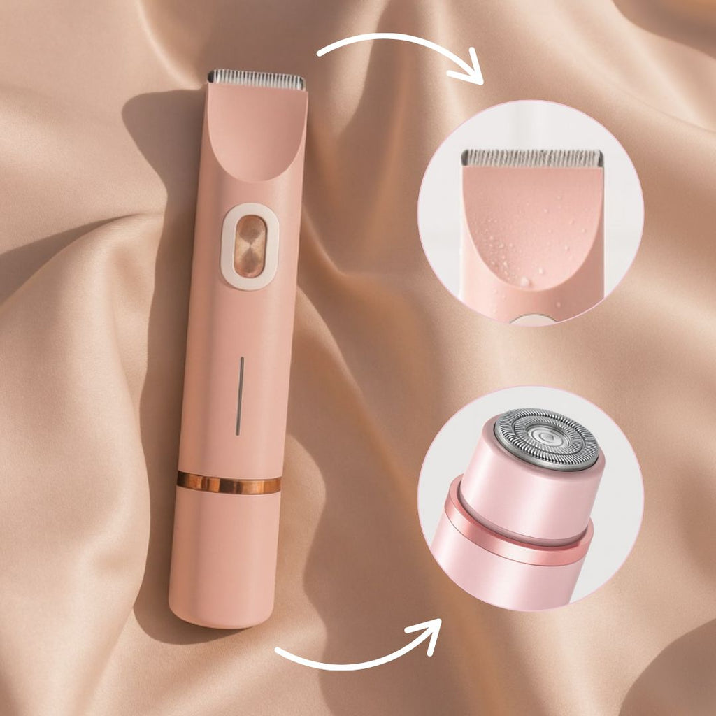 Rasoir intime | Rasoir électrique sans fil | Rasage doux humide et sec | IntimLisse