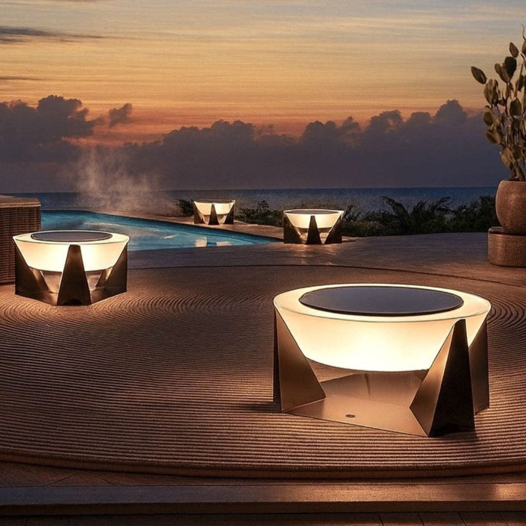 SOLARLUME - Lampe de sol solaire extérieure