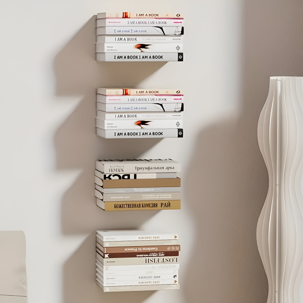 Étagère invisible murale – étagère flottante en métal pour livres