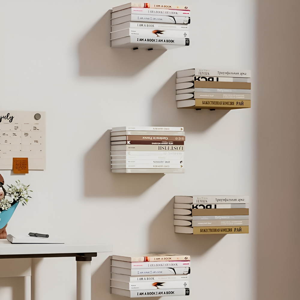 Étagère invisible murale – étagère flottante en métal pour livres