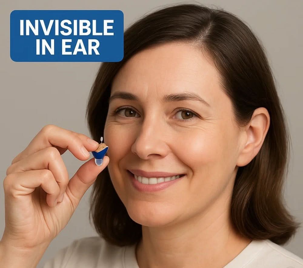 AURACLAR - Appareils auditifs intra-auriculaires invisibles avec design rechargeable et son cristallin pour une amélioration discrète de l'audition au quotidien