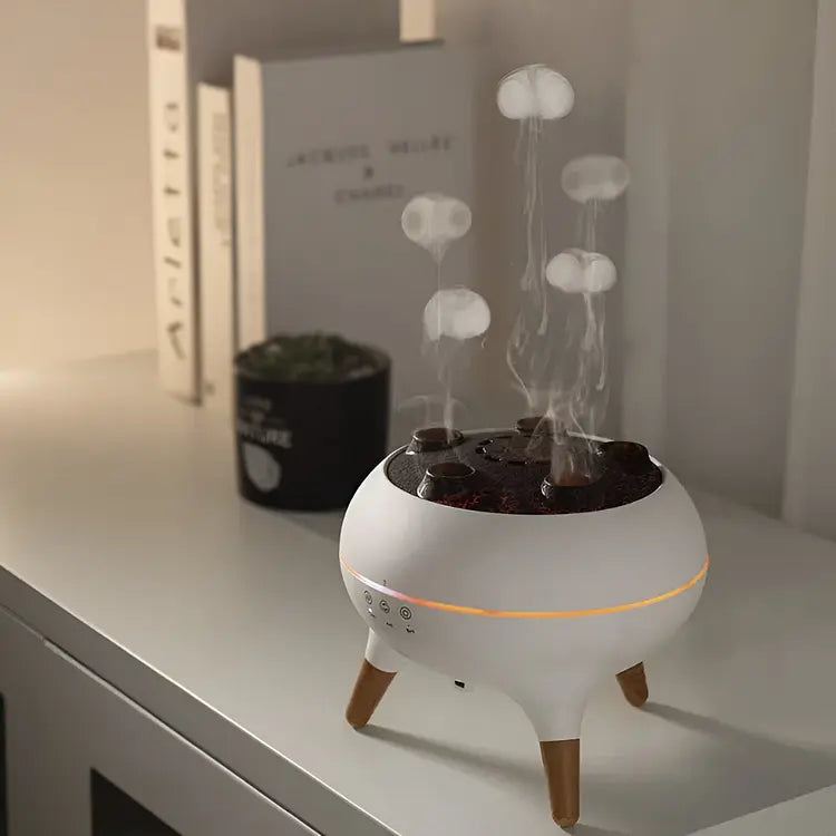 Jellyfel™ | Diffuseur de Brume Méduse — Aromathérapie avec effets lumineux colorés