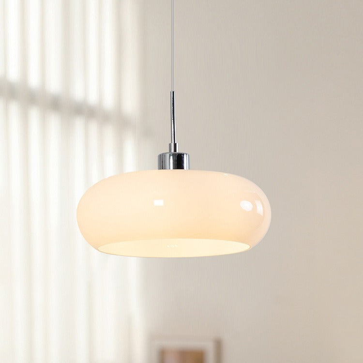 Suspension en verre moderne au design Bauhaus