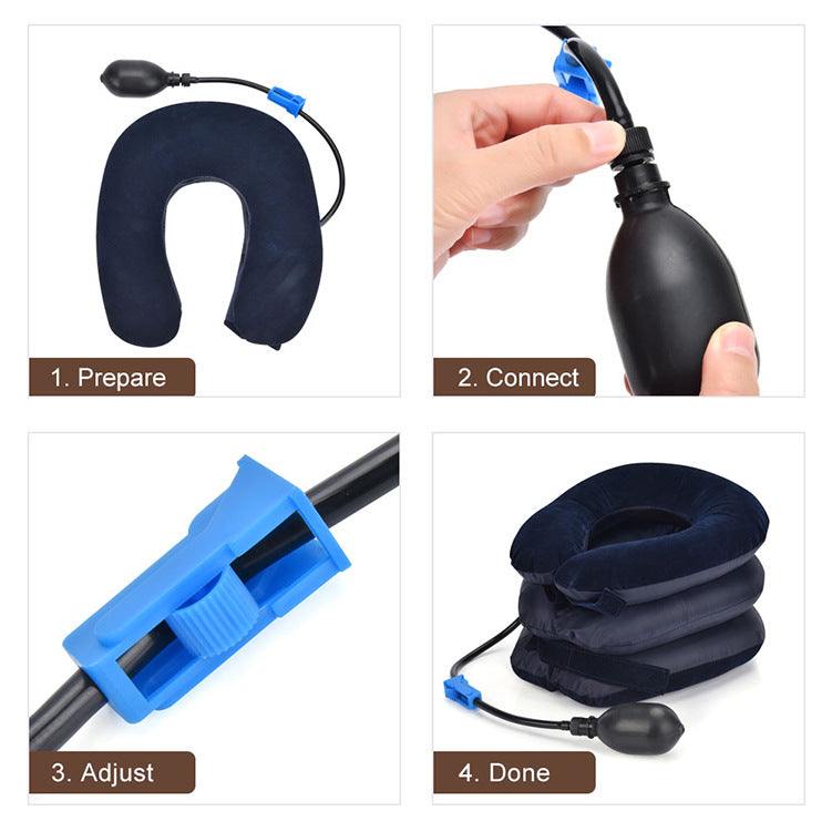 SPINEALIGN – Dispositif de traction cervicale gonflable pour soulager la douleur