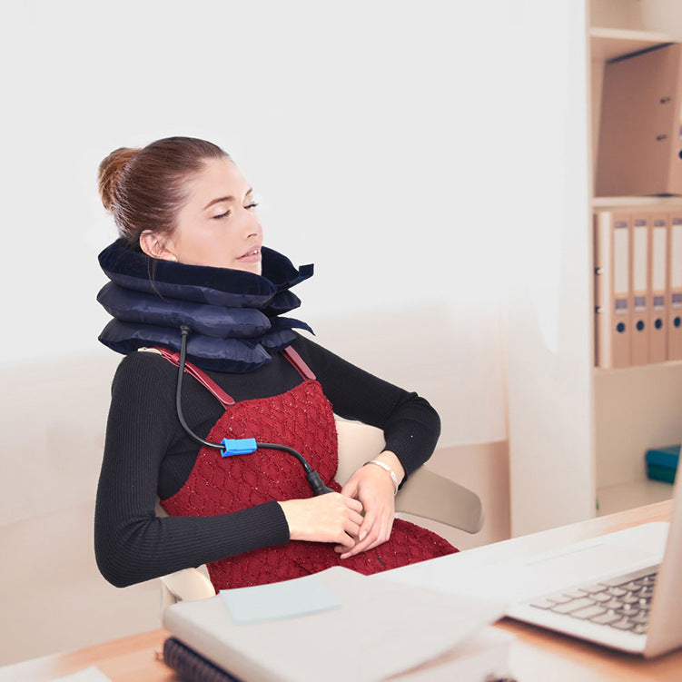 SPINEALIGN – Dispositif de traction cervicale gonflable pour soulager la douleur
