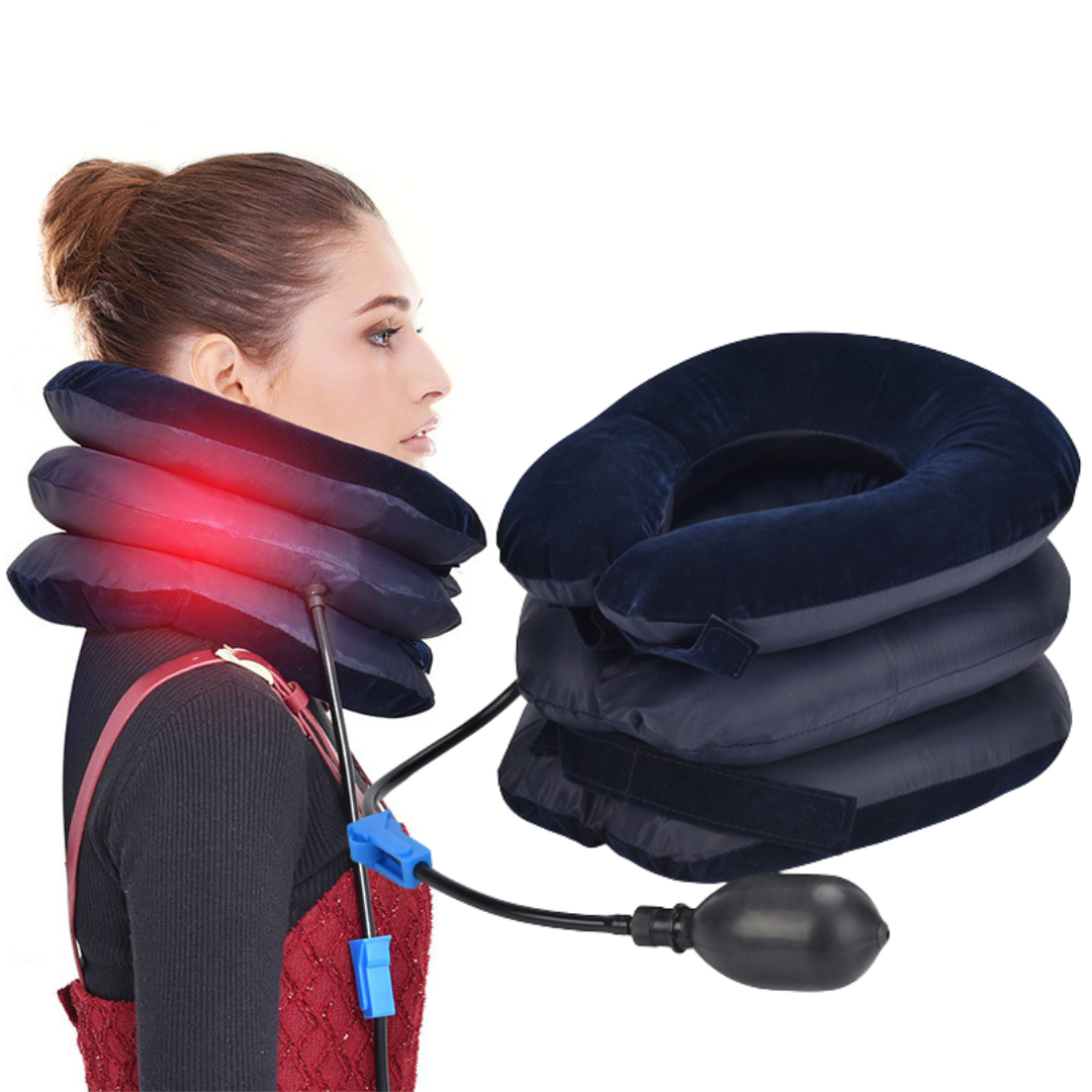 SPINEALIGN – Dispositif de traction cervicale gonflable pour soulager la douleur