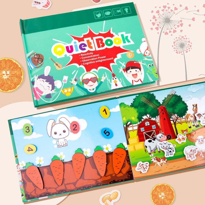 JoyNest™ Livre d'Aventure d'Apprentissage – Éveillez une curiosité et une confiance infinies chez votre tout-petit