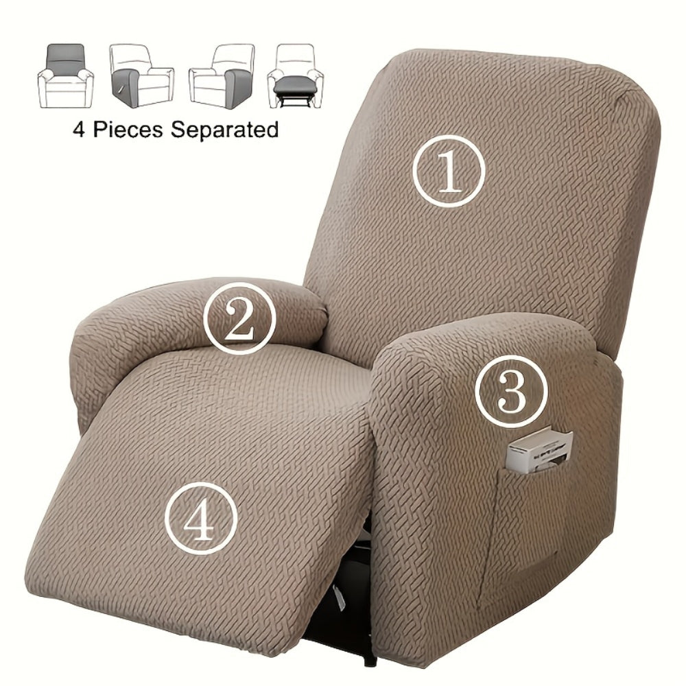 Skanto | Housse de Fauteuil Relax Juno | Microfibre Douce & Poche | Protection Complète