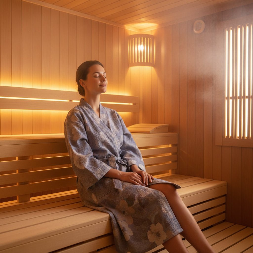 NATUREROBE - Peignoir kimono en coton biologique avec tissu en gaze respirant et design réversible pour un confort quotidien décontracté et une élégance naturelle