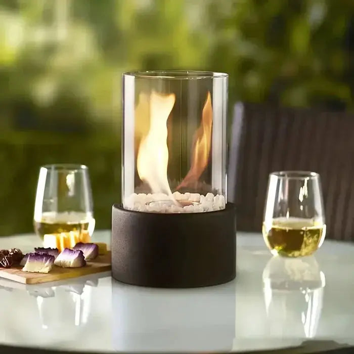 Cheminée | Lampe de table à feu | Flamme visible | FlammeClaire