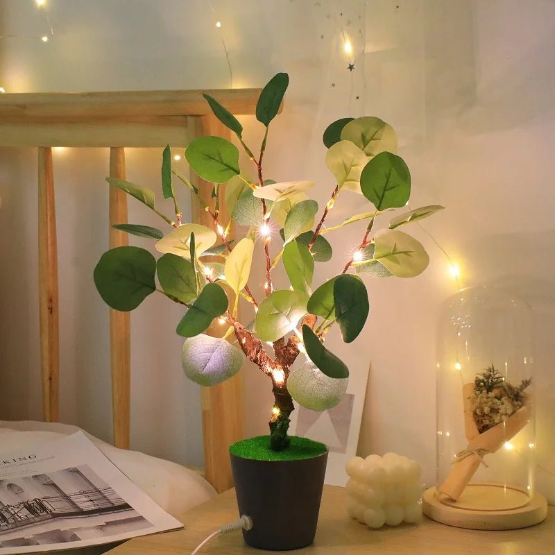 Lampe LED en forme de branche blanche chaude – lampe décorative avec USB pour l'intérieur