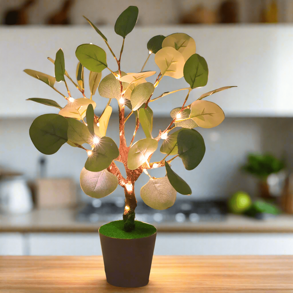 Lampe LED en forme de branche blanche chaude – lampe décorative avec USB pour l'intérieur