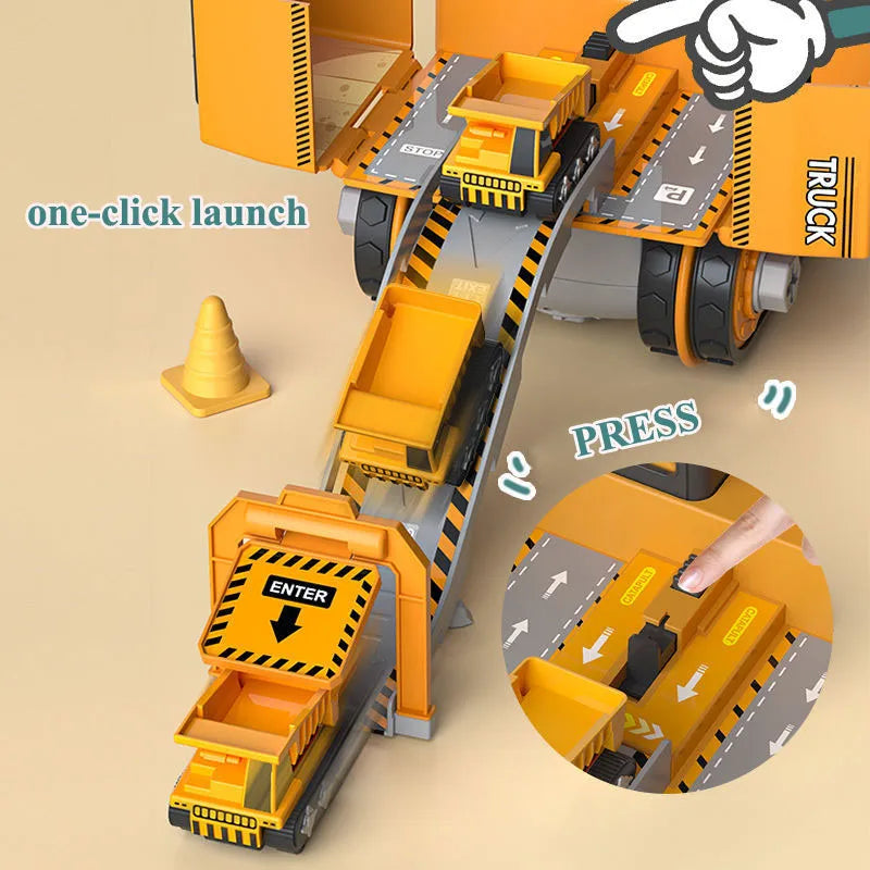 Ensemble de jeu de véhicules de construction - Éducatif et Interactif
