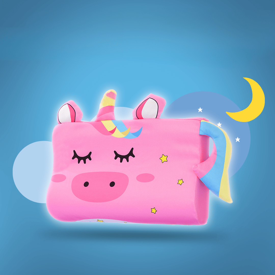 Coussin pour enfants | Mousse à mémoire ergonomique | Respirant | DozyBear