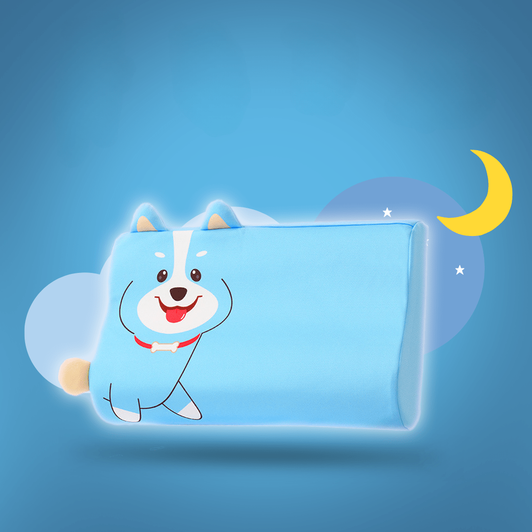 Coussin pour enfants | Mousse à mémoire ergonomique | Respirant | DozyBear