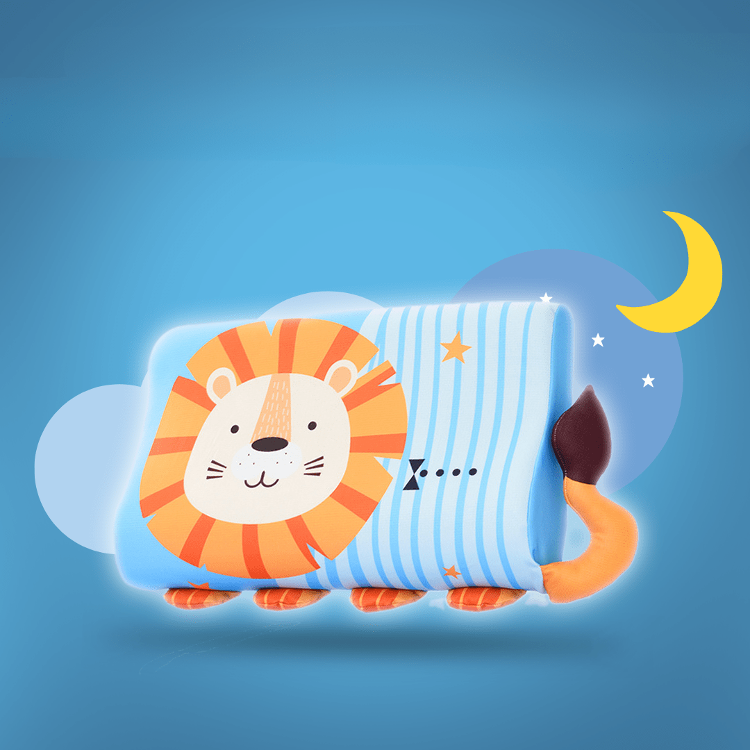 Coussin pour enfants | Mousse à mémoire ergonomique | Respirant | DozyBear