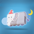 Coussin pour enfants | Mousse à mémoire ergonomique | Respirant | DozyBear