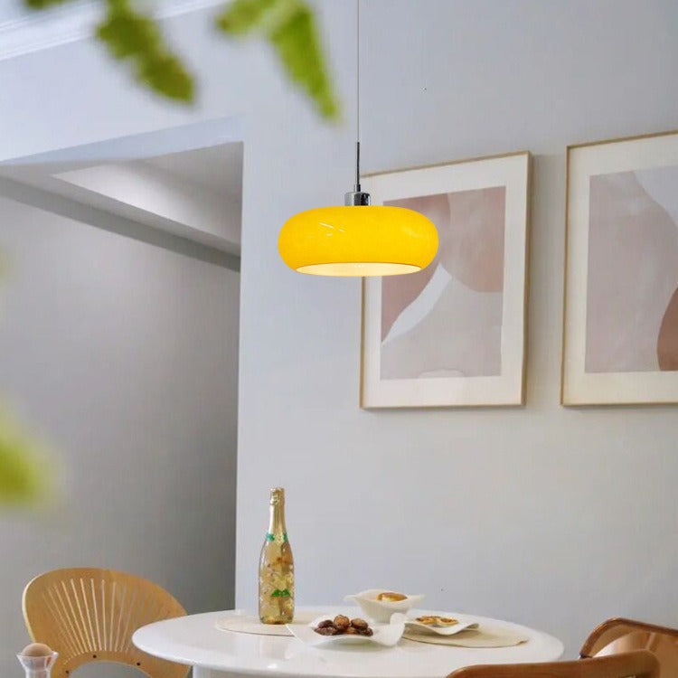 Suspension en verre moderne au design Bauhaus