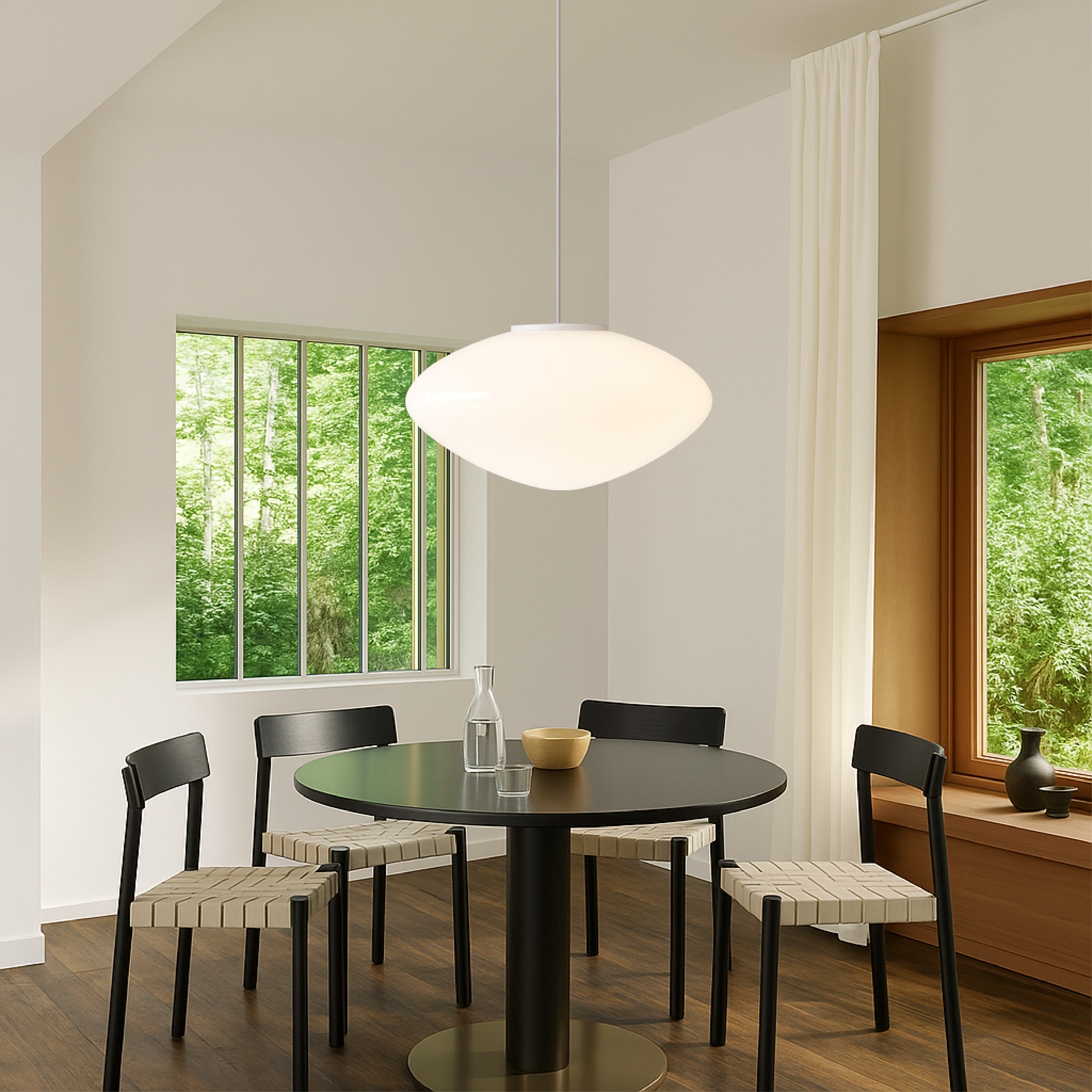 Lampe suspendue danoise classique