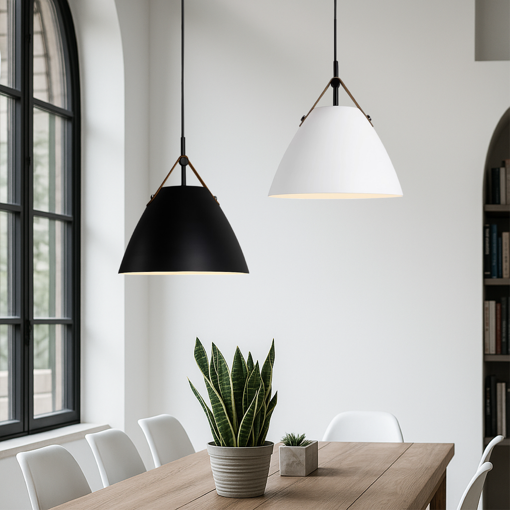 Lampe suspendue classique scandinave colorée