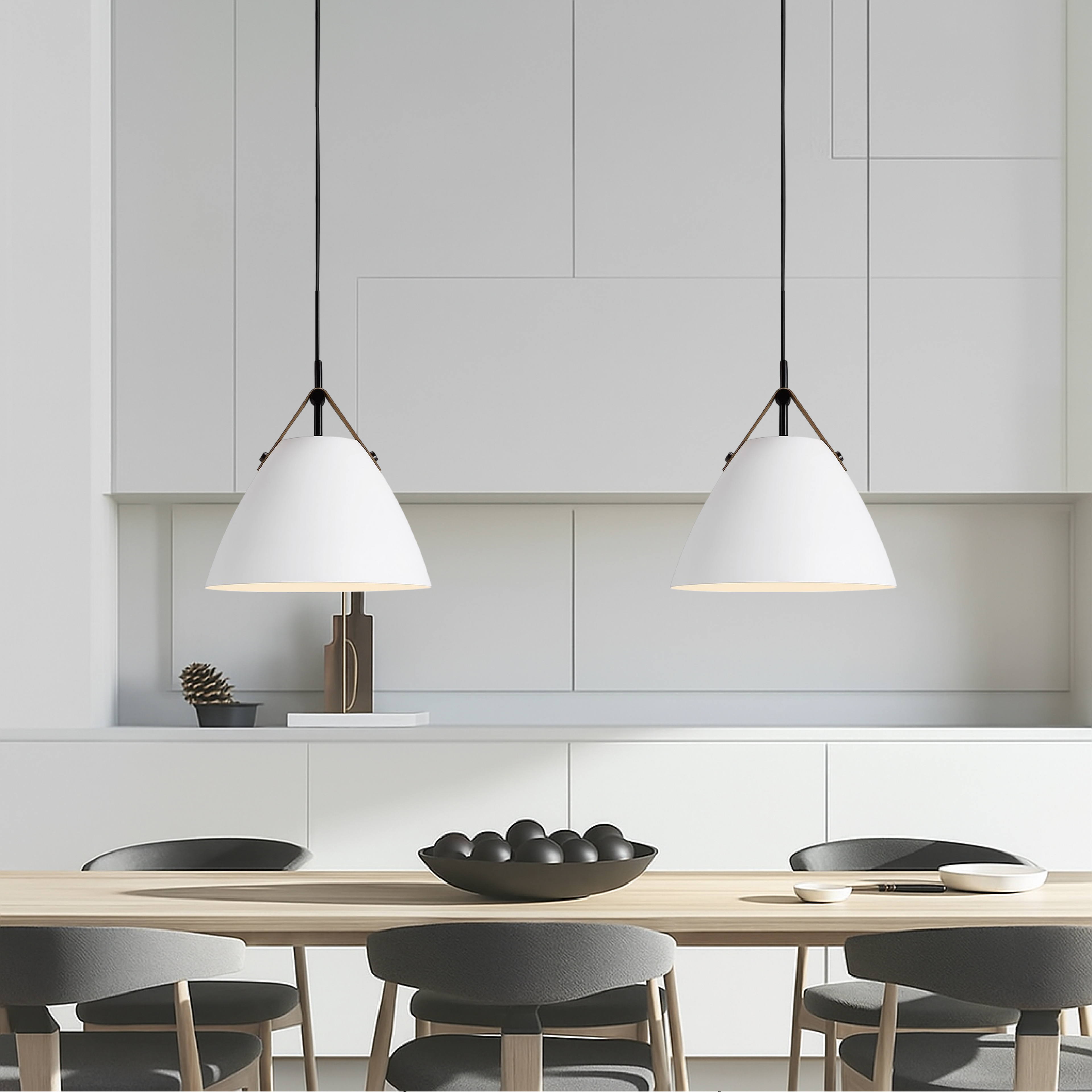 Lampe suspendue classique scandinave colorée