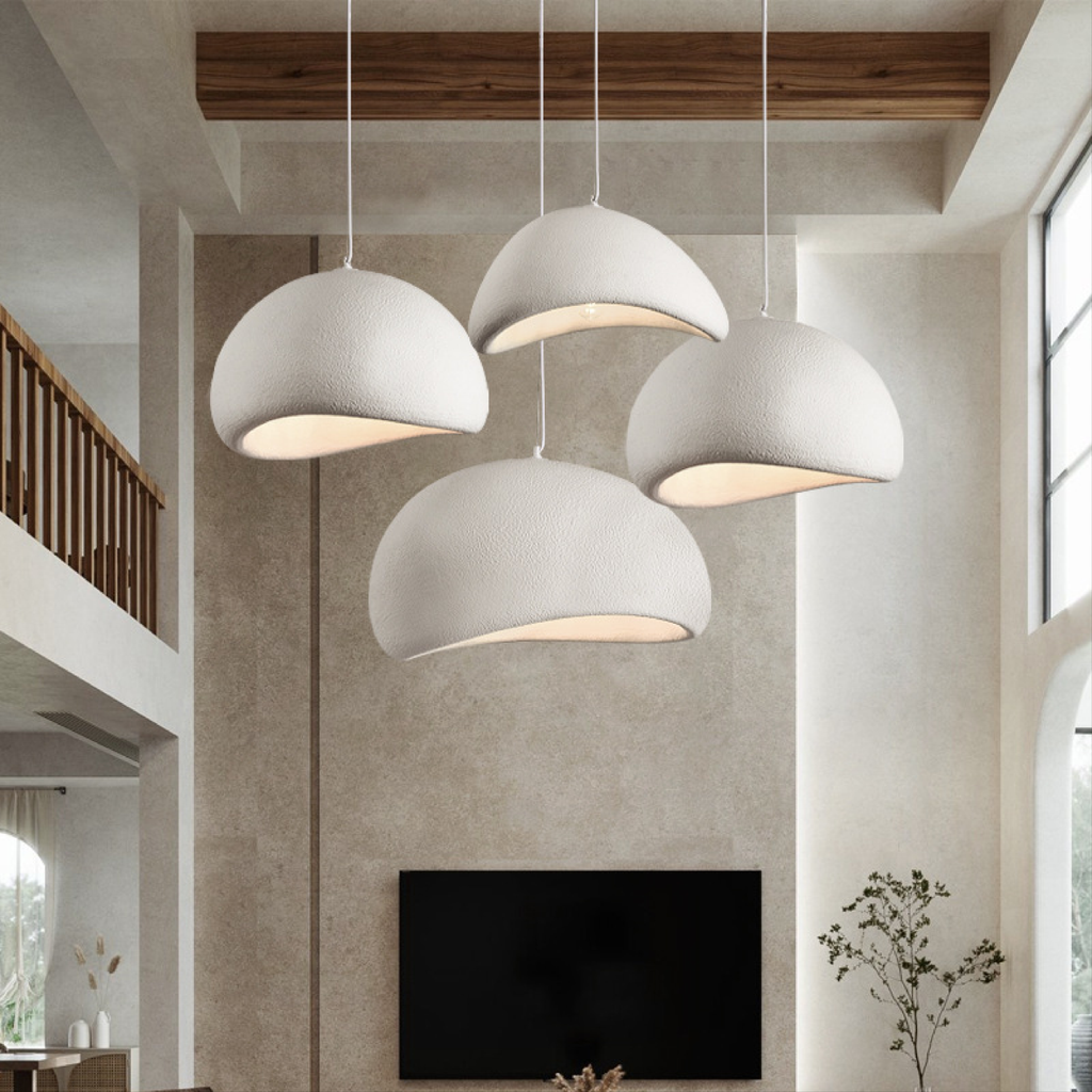 Lampe Suspendue en Dôme de Style Wabi-Sabi