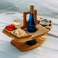 WineNest™ | Table de pique-nique à vin – pliable, portable et parfaitement organisée