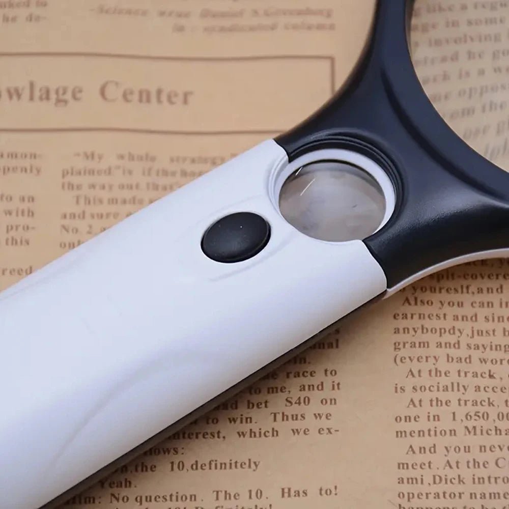 DETAILVIEW - Loupe de poche 45x avec lumière LED conçue pour une lecture précise et une inspection détaillée