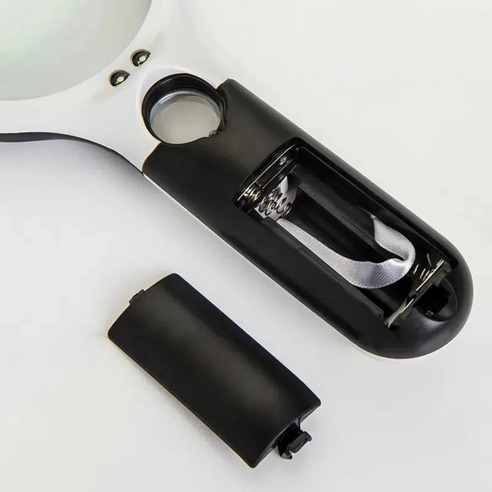 DETAILVIEW - Loupe de poche 45x avec lumière LED conçue pour une lecture précise et une inspection détaillée