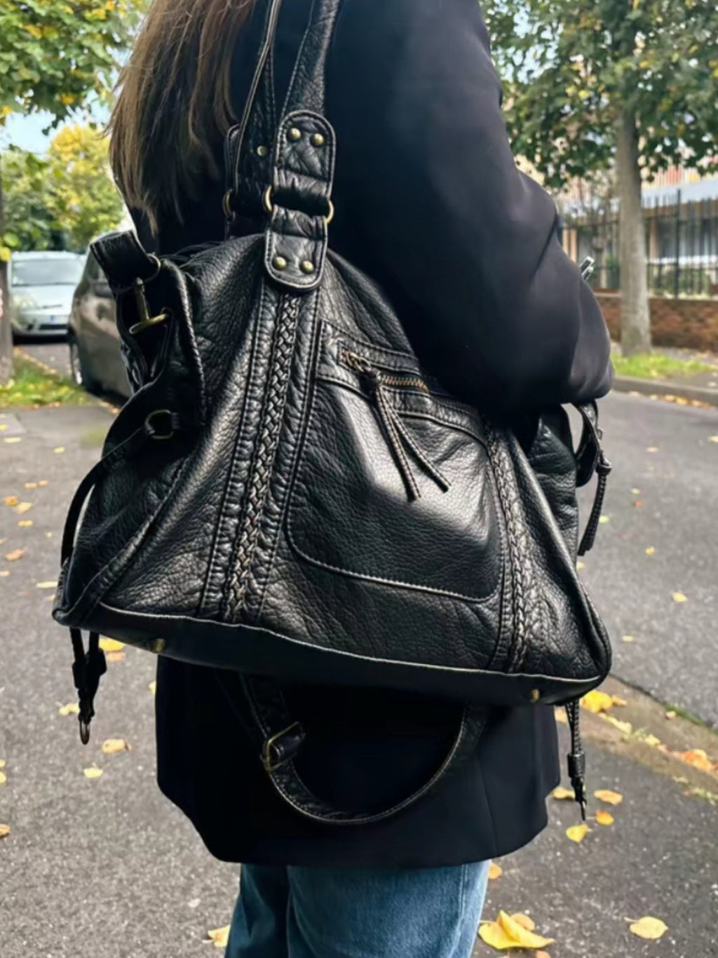Sac à main compact avec fermeture éclair - Laureen