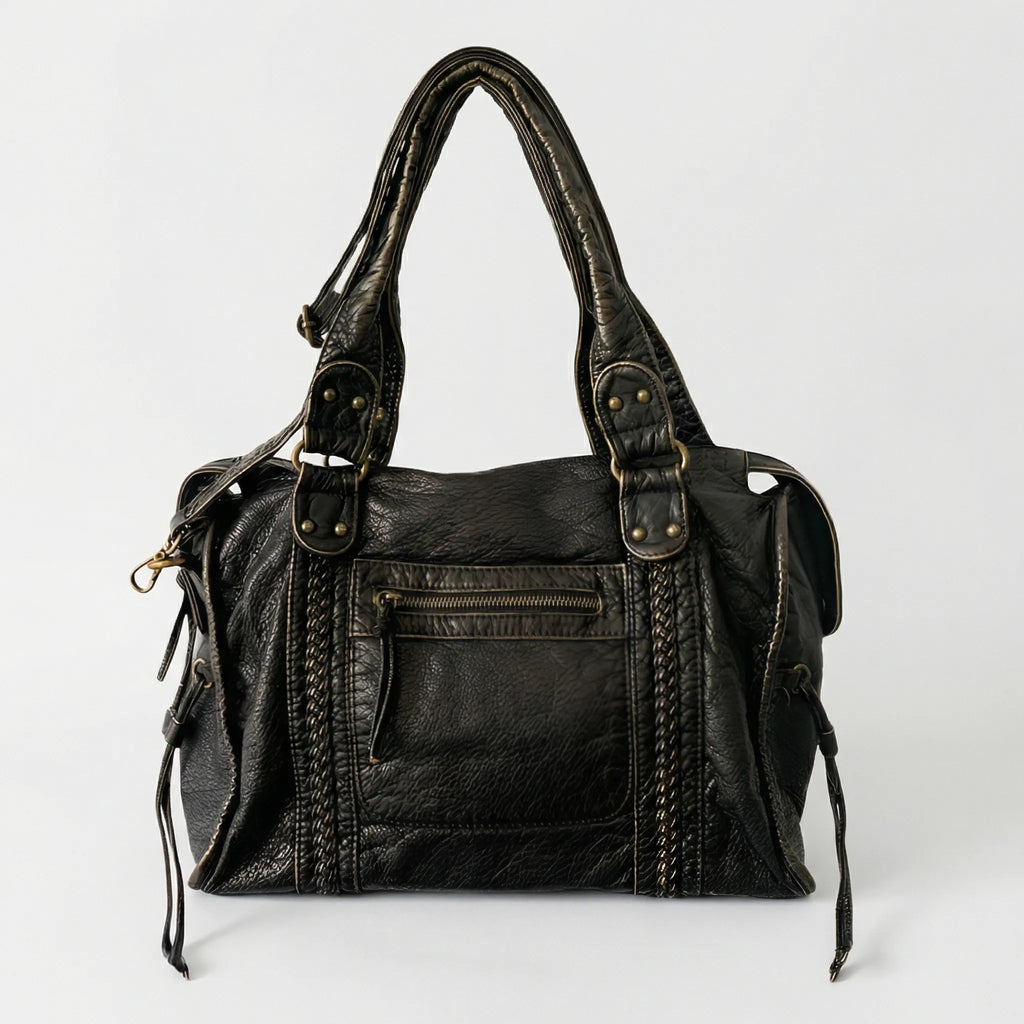 Sac à main compact avec fermeture éclair - Laureen