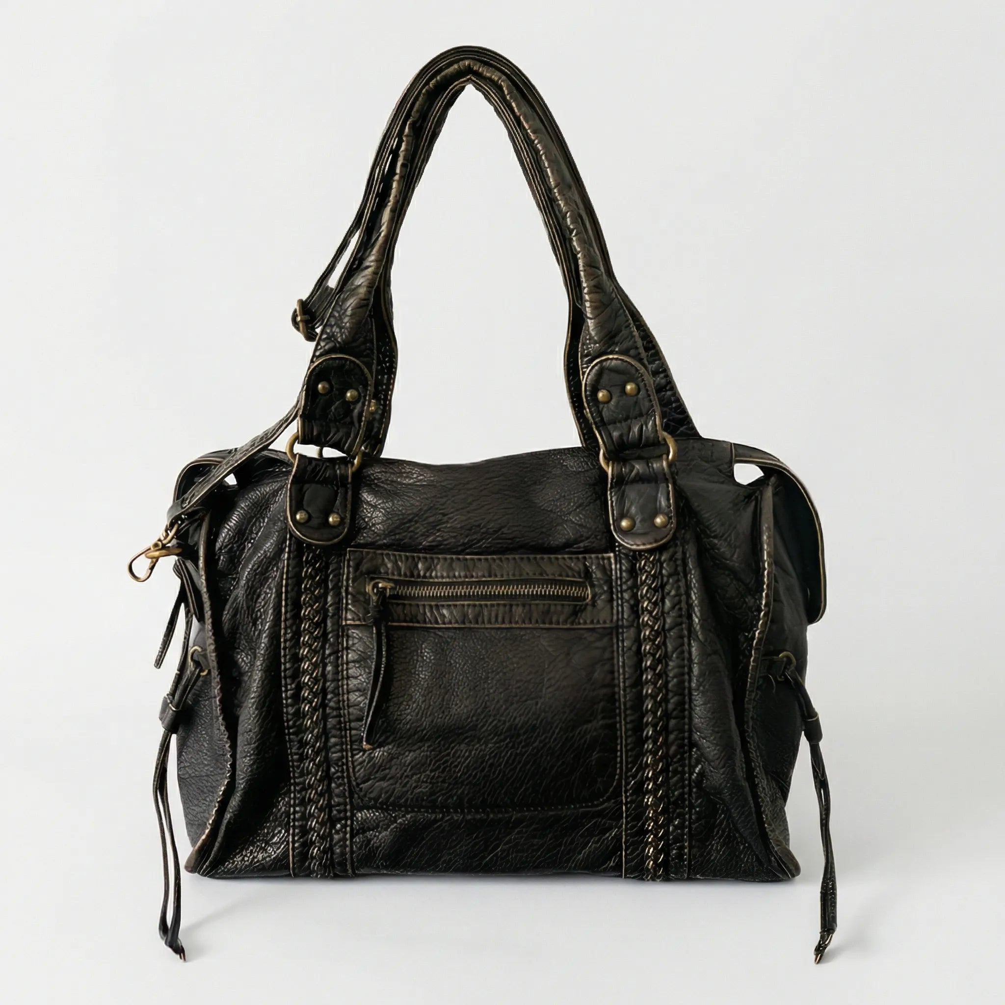 Sac à main compact avec fermeture éclair - Laureen