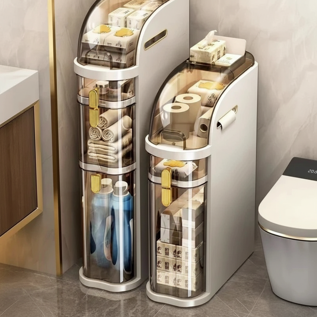 Espace de rangement compact avec roulettes - AquaShieldCart