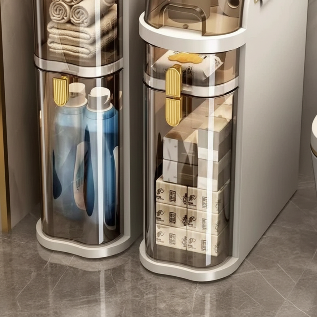 Espace de rangement compact avec roulettes - AquaShieldCart