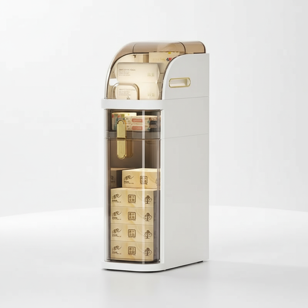 Espace de rangement compact avec roulettes - AquaShieldCart