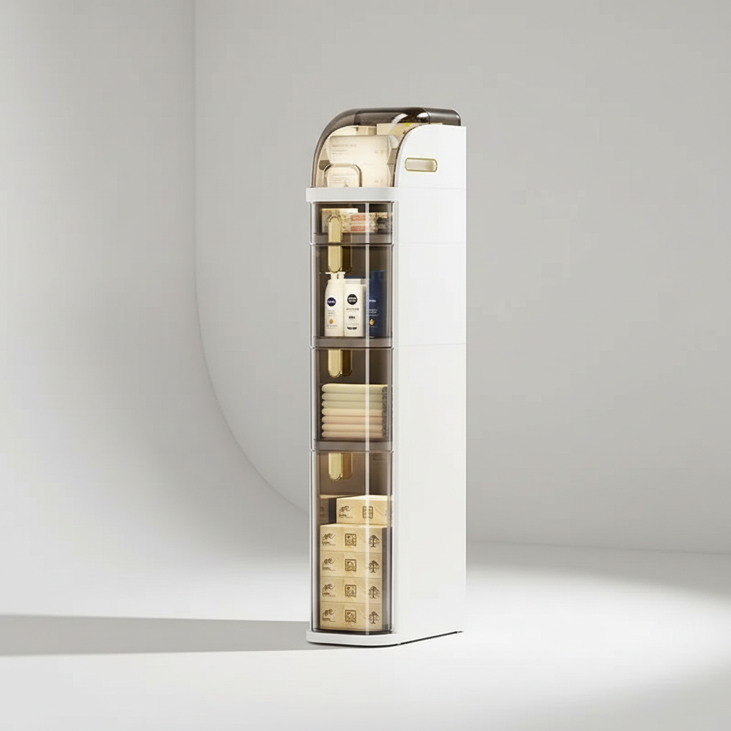 Espace de rangement compact avec roulettes - AquaShieldCart