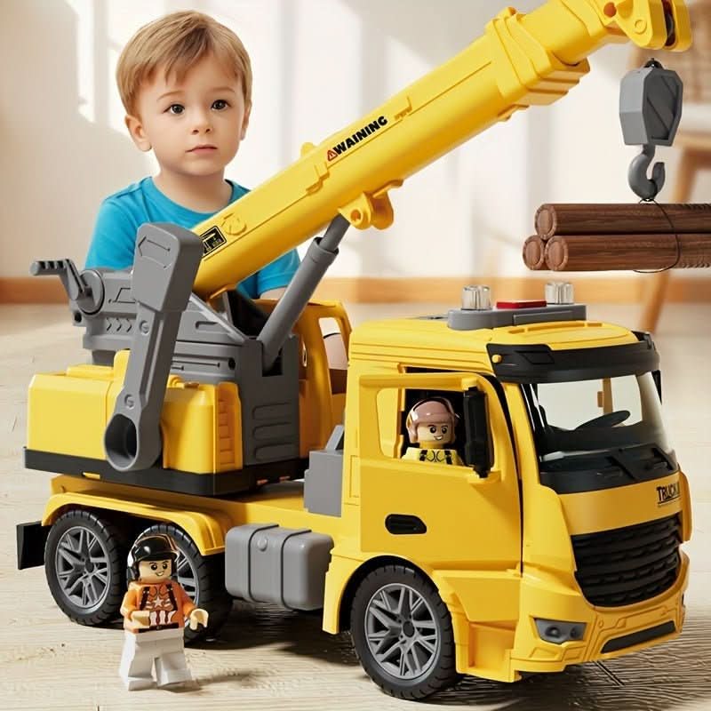 BUILDPLAY – Jouet de grue avec lumière et son pour un plaisir créatif sur le chantier