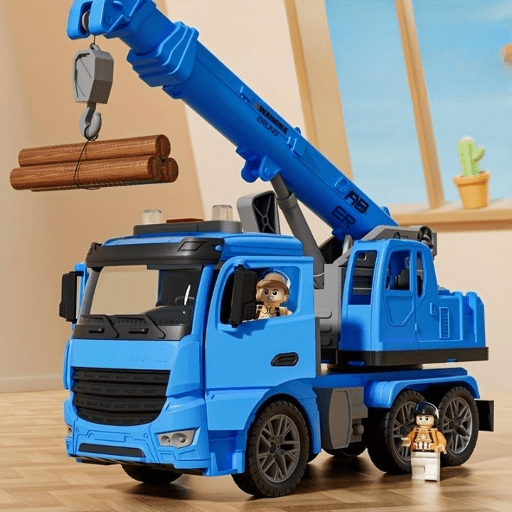 BUILDPLAY – Jouet de grue avec lumière et son pour un plaisir créatif sur le chantier