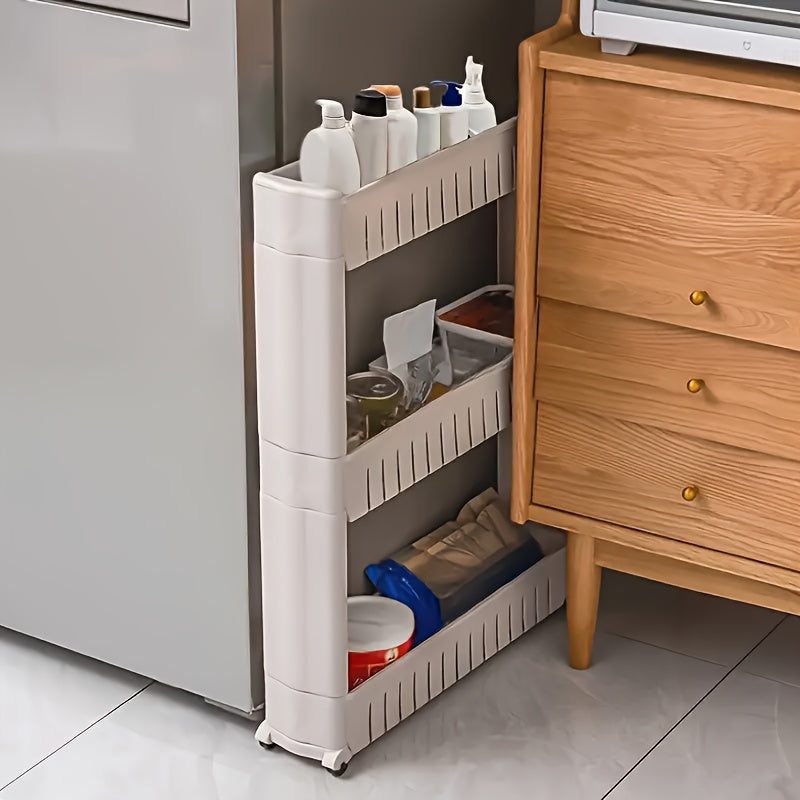 Organisateur en plastique avec roulettes - SlimGlide