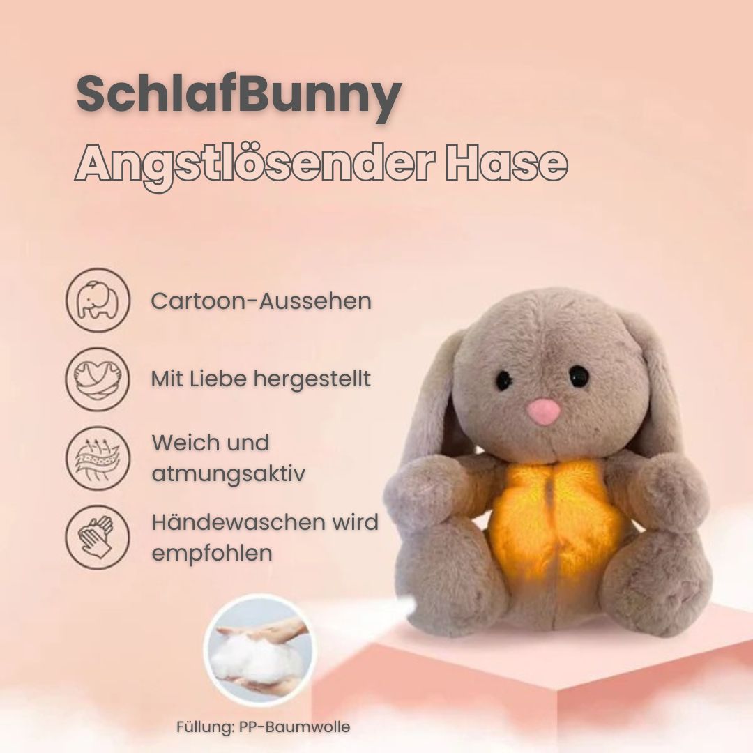Peluche | Douce respiration pour la sérénité | Lavable avec module amovible | BunnyDormeur