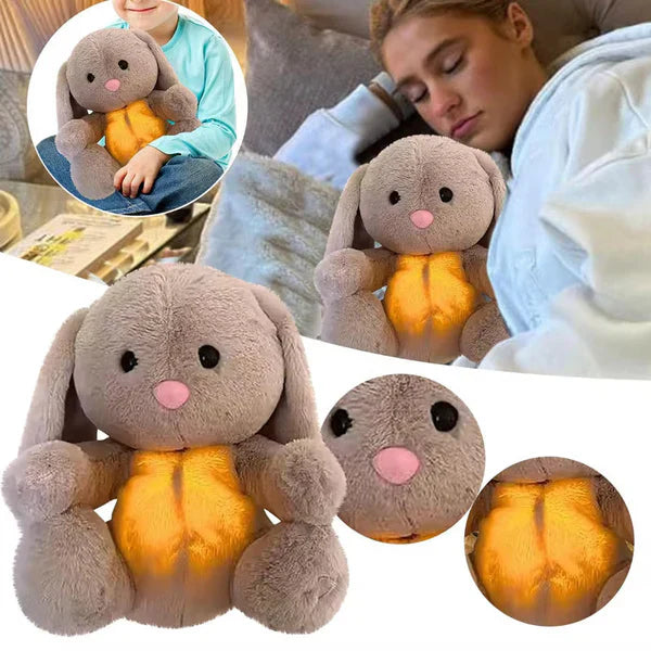 Peluche | Douce respiration pour la sérénité | Lavable avec module amovible | BunnyDormeur
