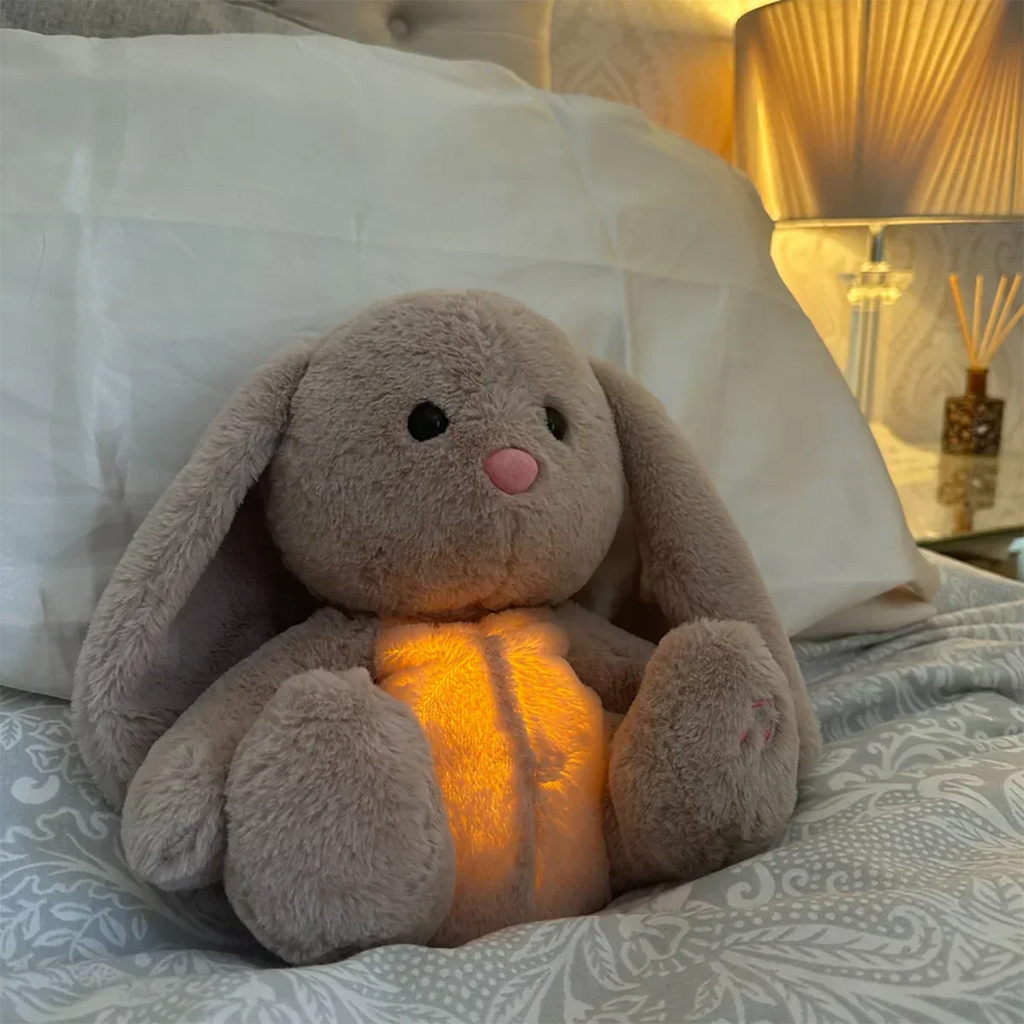 Peluche | Douce respiration pour la sérénité | Lavable avec module amovible | BunnyDormeur