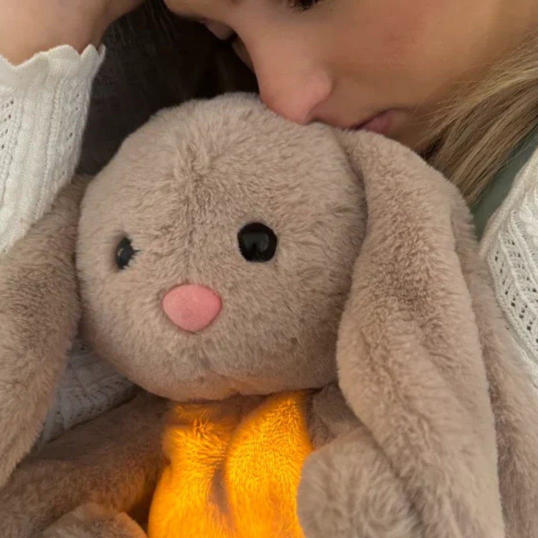 Peluche | Douce respiration pour la sérénité | Lavable avec module amovible | BunnyDormeur